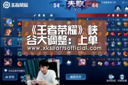 《王者荣耀》峡谷大调整:上单感激涕零_星空XK体育(图3) 《王者荣耀》峡谷大调整:上单感激涕零_星空XK体育(图3)